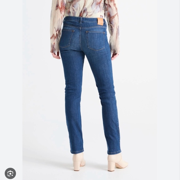 NWT DUER Women's Performance Denim Slim Straight in Medium Stone 27" x 32" - Picture 4 of 4